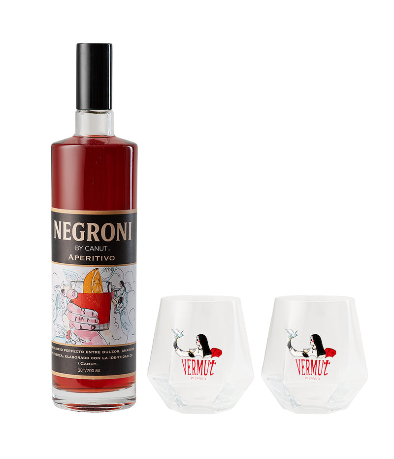 Negroni 700 ml + 2 copas Negroni