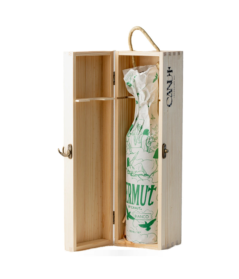 Caja de madera + Vermut Bianco 750 ml