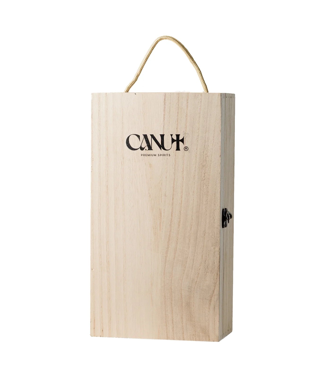 Caja de madera para 2 botellas