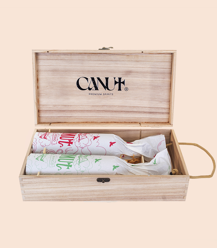 Caja de Madera Vermut Canut